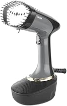 مكواة بخار محمولة للملابس، 1500 واط، خزان 400 مل، تسخين سريع، مؤشر ضوئي للبخار، رمادي