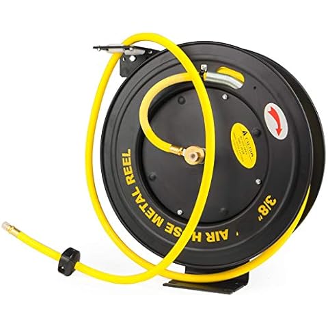 Stark USA 100ft Auto Rewind Air Hose Reel Cover