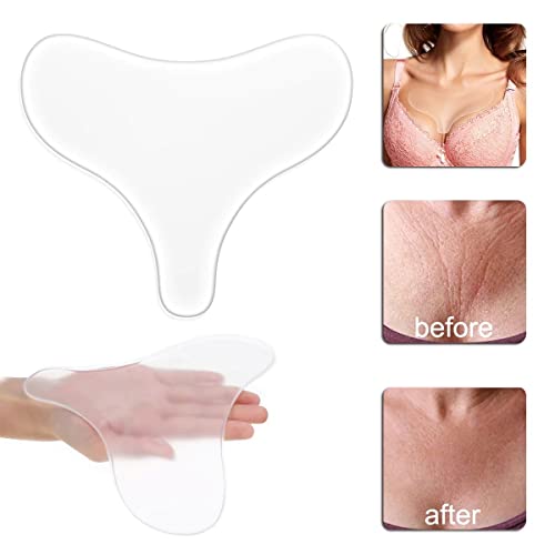 Adesivo Para Colo em Silicone Anti Rugas Reutilizável Transparente