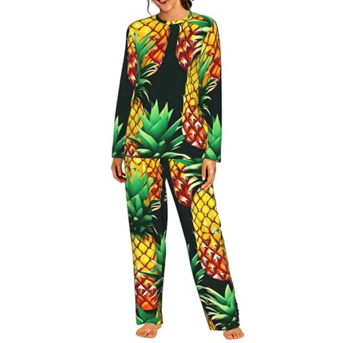 Pyjama femme doux contre les irritations de nuit à ceinture extensible
