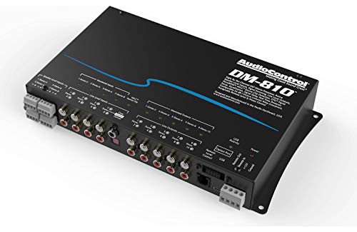 AudioControl DM-810 Premium 8 Input 10 Output DSP Matrix Processor, ACR-3 Dash Remote