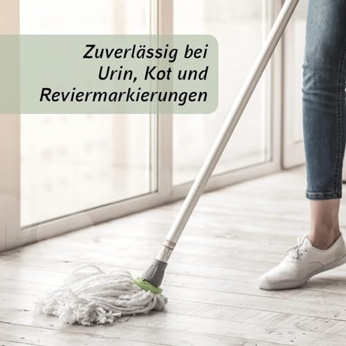 Biodor Animal Konzentrat 1L - Geruchsneutralisierer, Geruchsentferner & Reiniger für die Tierumgebung - Enzymreiniger Urin, Kot & anderen strengen Gerüchen - Hundeurin, Katzenurin Geruchsentferner