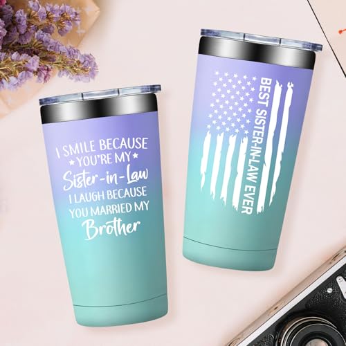 Grifarny Sister in Law Gifts - You are My Siste in law Tumbler 20 oz by Grifarny - Used condition - Image 7