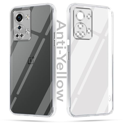 Image of Jkobi Lifetime Anti-Yellow Clear Back Case Cover for OnePlus Nord 2T 5G (Sleek Hard Crystal | Shockproof and Camera Protection)