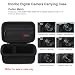 Elonbo Carrying Case for Canon PowerShot SX740/ SX730/ SX720/ SX620/ G7X Digital Camera, 4K Video Camera Hard Travel Storage Cover Bag Organizer Holder, Mesh Pocket fits Battery, Charging Cable, Black