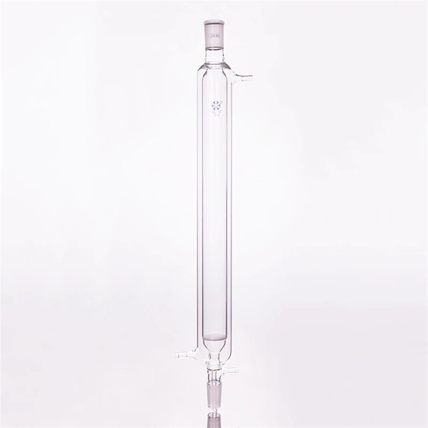 Lab Supplies Double-Layer Jacket Decompression Chromatography Column,Inner Pipe Diameter 40mm,E.L 400mm,24/40,Sand Board,Analysis Column (Size : P7 G4)