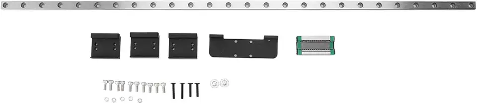 Marhynchus Kit de Trilho Linear de Eixos X, Trilho de Guia Linear para Impressora 3D Com Bloco Deslizante MGN12H para Netuno 3 e Netuno 4
