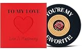 Dad Gifts for Husband Fathers Day - Fathers Day Card for Husband, Valentine’s Decorations, Anniversary Birthday Gift for Men, Boyfriend, Wife - Valentines Gifts for Him Her, Romantic Valentine’s Card