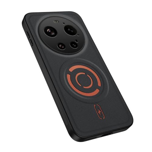 MTRIEBA Magnetic Phone Case for Xiaomi 17 Ultra, Black