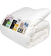 Amazon｜安眠工場 肌掛け布団 羽毛布団 シングル 150×210cm ホワイト