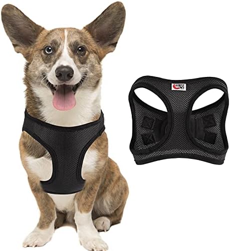 ABest-PET Cat Harness, Soft Mesh Dog Harness, Night Reflective Adjustable Breathable Jacket, Easy Control Vest Harnesses for Small, Medium, Large Cats and Dogs