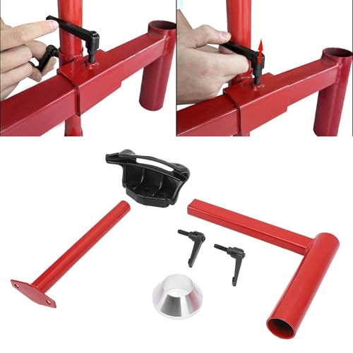 RASTKY Manuelles Reifenmontageset, Manuelles Reifenmontiergerät Duck Head Kit Reibungsreduzierter Kohlenstoffstahl für 16 Bis 21 Zoll Autoreifen