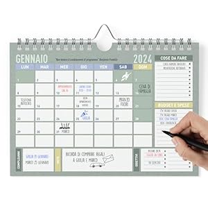 Calendario 2023 da Muro A4 – Calendari per Parete 15 Mesi Settembre 2023 Dicembre 2024 – Planner da Appendere Mensile, 21,0 x 29,7 cm