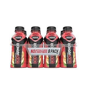 BODYARMOR Sports activities Drink Sports activities Beverage, Strawberry Banana, Pure Flavors With Nutritional vitamins, Potassium-Packed Electrolytes, Good For Athletes, 12 Fl Oz (Pack of 8)