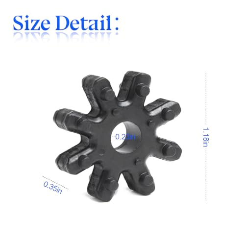 image for zipelo 4PCS Car Flexible Steering Coupler Replacement, Automotive Powe