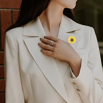 Matte Goud Kleur Metalen Bloem Oorbellen Geen Pier