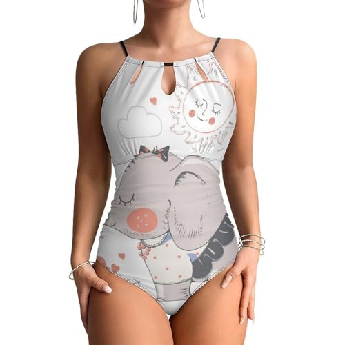 Maillots de bain une pièce pour la plage avec motifs éléphants