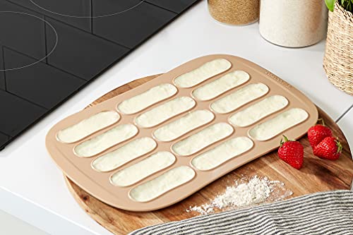 Tescoma Silikon Backform für Löffelbiskuits für Tiramisu etc. – Ansicht 5