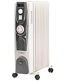 Iskra Elektroheizung Energiesparend, Standheizung, Ölradiator 2500 Watt