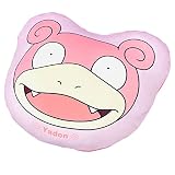 MORIPiLO 抱き枕 ポケモン ヤドン (もちもちフェイスクッション) 肌にやさしいふわモチ触感 グッズ ぬいぐるみ 昼寝枕 ピンク 38x30x10cm キャラクター まくらのモリシタ