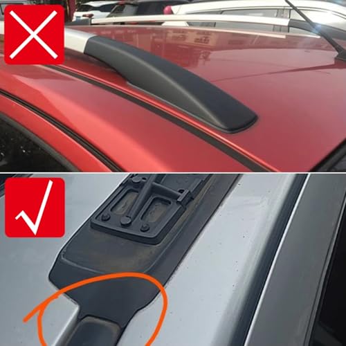 Cache-rail de toit Qashqai J10 résistant aux UV clip de rechange rigide - 6