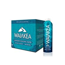 Waiakea Hawaiian Volcanic Water 670ml Refillable Aluminum Still 12-pack Hana Hou