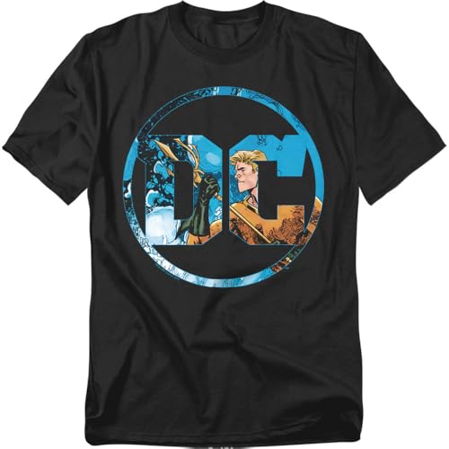 Popfunk Aquaman Logo T-Shirt - Large, Black