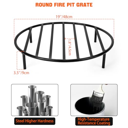 Grille de foyer stable Onlyfire pour éviter la chute des aliments dans les braises - 3