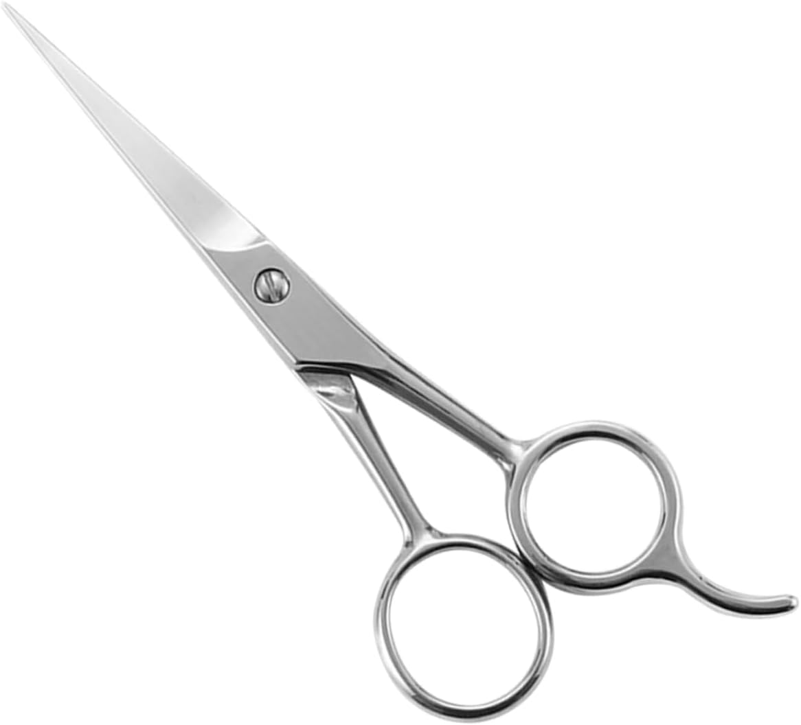 NOLITOY 3pcs Stainless Steel Beard Scissors Grooming Tool for Precise Beard Care Styling Hairdressing Accessory for Men Silver