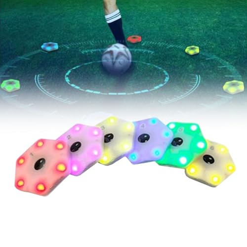 KJHYYPP Cápsulas de Entrenamiento de Reflejos LED Flash, Entrenamiento de Luces de reacción, Mejora del Tiempo de Reflejo y reacción, para Fisioterapia, Entrenamiento físico y Entrenamiento de