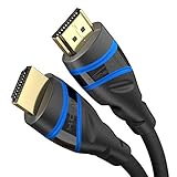 KabelDirekt – 10K & 8K HDMI Kabel, HDMI 2.1 b – 2m, erhältlich in 0,5-5m – Zertifiziert, in Deutschland entwickelt (Ultra High Speed Kabel für PC, PS5, Xbox, Monitor und TV – schwarz-blau)