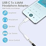 SamsungType-C-to-35mm-Headphone-Jack-Upgrade-32bit-Hi-Fi-Sound-Type-C-to-35mm-Compatible-with-Pixel-22XL33XL66-pro-Samsung-S23-S23-Ultra-S23-S22-S22-Ultra-S21S20-NEW-2025-White