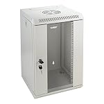 HMF – HMF 63309-07 Serverschrank 10 Zoll, 9 HE, Netzwerkschrank, W