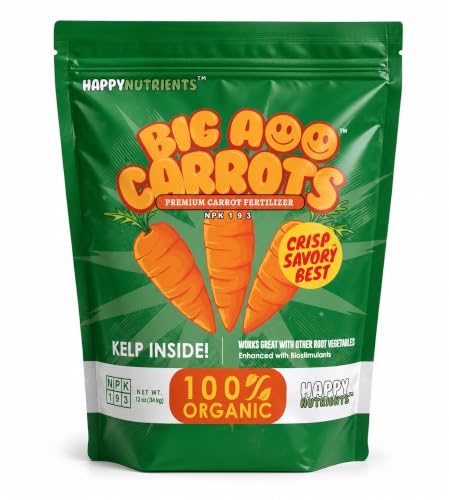 Big A Carrot Fertilizer and Root Vegetable Fertilizers – Premium Fertilizer for Carrots and Vegetable Garden – Organic Plant Food for Indoor and Outdoor Plants