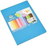 Goma EVA 22x30cm pack 10 láminas 2mm azul