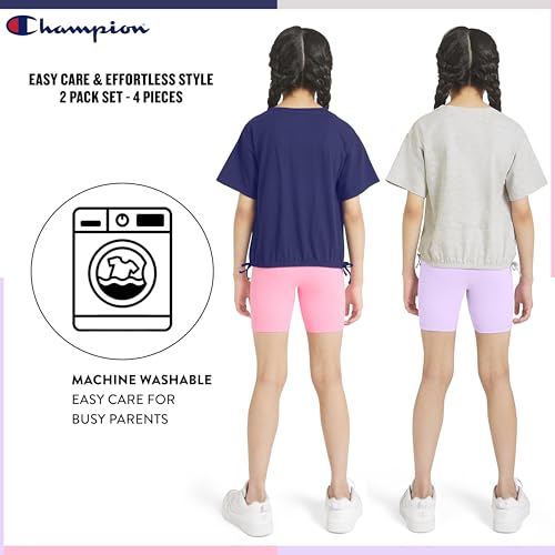Image of Champion girls Champion Girls Athletic Short Sets