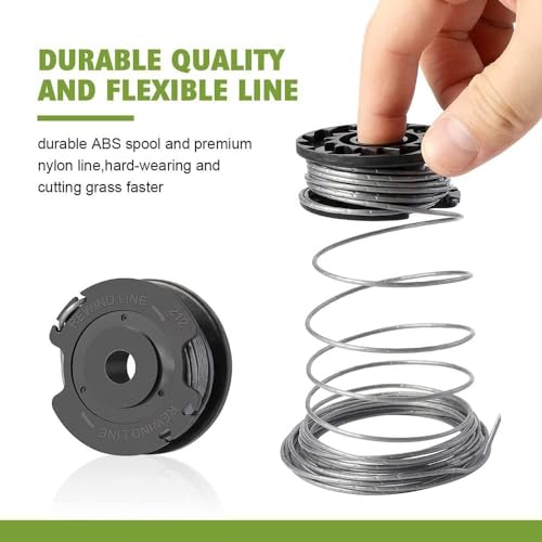 CKCSHI 3 Pieces Strimmer Spool Compatible with Bosch ART 23 SL 26 SL, EasyGrassCut 18, 23, 26, 18-230,18-260, Grass Trimmer F016800569 F016800385 Strimmer Wire Replacement Spool and Line - Image 3