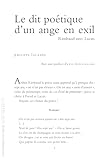  Le dit poétique d\'un ange en exil: Rimbaud avec Lacan