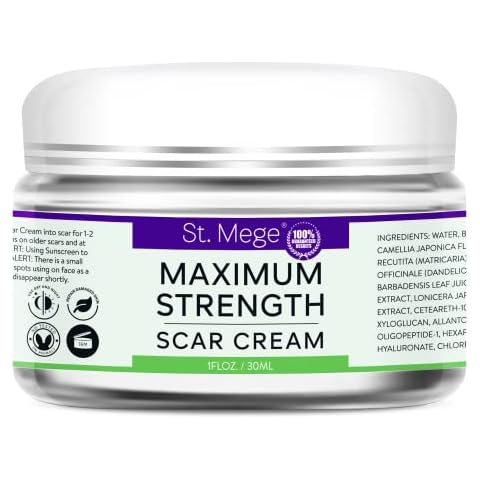 Maximum Strength Stretch Mark Cream Scar Cream for Old and New Body Scar, Treats Stretch Mark Scar from C-Section Cover