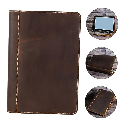 Funda para portátil de cuero café DOITOOL protectora para uso diario 7
