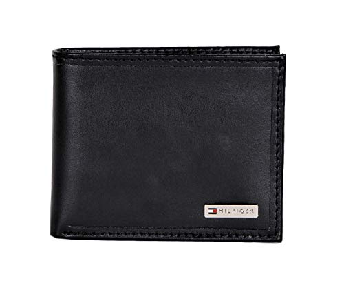 Tommy Hilfiger Men's Leather Fordham Bifold Wallet with Coin Pocket Tommy Hilfiger Men's Leather Fordham Bifold Wallet with Coin Pocket