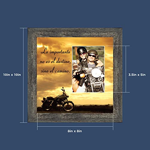 Crossroads Home Décor Harley Davidson Gifts For Men And Women, Patriotic Harley Accessories, Harley Davidson Wedding Gifts, It's Not The Destination Unique Motorcycle Wall Decor, 9760Bw #TOP2