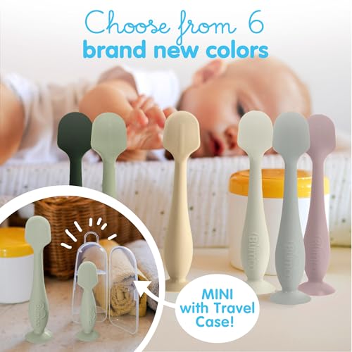 Image of Bumco Baby Bum Brush - Diaper Cream Spatula Applicator (Sage Green)