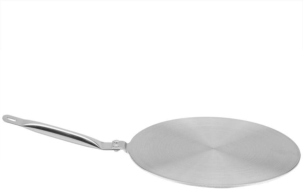 Stainless Steel Induction Hob Diffuser - 20/24cm Heat Distributor for Gas/Electric Cookers