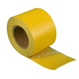 SCYSYSL Reflective Pavement Marking Tape Slip-Resistant and Durable, Heavy-Duty Rubber Base for Outdoor Applications, Perfect for Driveways, Walkways, and Parking Areas (Yellow, 4 Inch X 18 Feet)