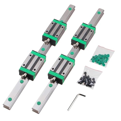 Paire de rails HGR15 carrés 700mm de haute rigidité avec 4 HGH15CA - 2