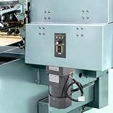 90W Getriebemotor 220V AC, einstellbare Drehzahl 90-1350rpm, Frequenzumrichtermotor mit Getrieberegler, hohes Drehmoment, leiser Betrieb, geeignet für Verpackungsindustrie und Maschinen (10K)
