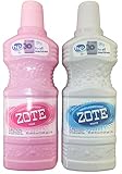 Liquid Laundry Detergent ZOTE - Pink & White, 33.8 oz Each - Powerful Stain Remover for Standard & HE Washing Machines - Effective Formula for Clean, Fresh Clothes