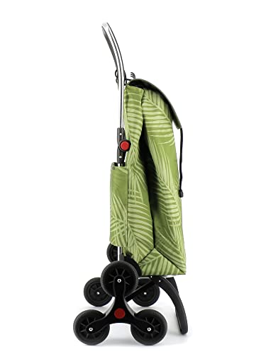 Klappbarer Einkaufstrolley Rolser I-Max Costa Rica 6 Räder Treppensteiger - Kaki – Bild 3