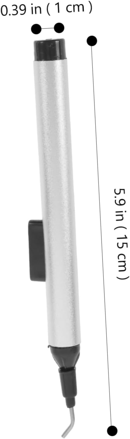 Professional Anti-Static Vacuum Suction Pen for IC Chips and Components Nonslip Chip Extractor Tool Insulated Grip Manual 1 Piece